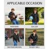imageZITY Boys Flannel Shirt Jacket Fleece Sherpa Lined Plaid Jackets Unisex Coat Full Zip Hoodie Girls Winter Outwear 615 YearsDark Grey