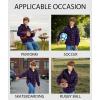 imageZITY Boys Flannel Shirt Jacket Fleece Sherpa Lined Plaid Jackets Unisex Coat Full Zip Hoodie Girls Winter Outwear 615 YearsPurple