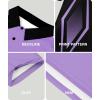 imageZITY Golf Polo Shirts for Men Short Sleeve Athletic Tennis TShirtBlack Purple