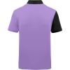 imageZITY Golf Polo Shirts for Men Short Sleeve Athletic Tennis TShirtBlack Purple