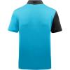 imageZITY Golf Polo Shirts for Men Short Sleeve Athletic Tennis TShirtBlack Sky Blue