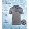 imageZITY Golf Polo Shirts for Men Short Sleeve Athletic Tennis TShirtGrey