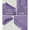 imageZITY Golf Polo Shirts for Men Short Sleeve Athletic Tennis TShirtLight Purple