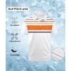 imageZITY Golf Polo Shirts for Men Short Sleeve Athletic Tennis TShirtOrange