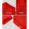 imageZITY Golf Polo Shirts for Men Short Sleeve Athletic Tennis TShirtRed Black