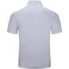 imageZITY Golf Polo Shirts for Men Short Sleeve Athletic Tennis TShirtWhite Blue