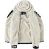 imageZITY Mens Flannel Hooded Jacket Fleece Sherpa Lined Plaid Shirts Jackets Zip Up Sweatshirt Hoodies for Men with 4 PocketsBlack White