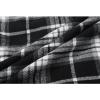 imageZITY Mens Flannel Hooded Jacket Fleece Sherpa Lined Plaid Shirts Jackets Zip Up Sweatshirt Hoodies for Men with 4 PocketsGrey White Black
