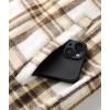 imageZITY Mens Flannel Hooded Jacket Fleece Sherpa Lined Plaid Shirts Jackets Zip Up Sweatshirt Hoodies for Men with 4 PocketsKhaki