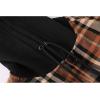 imageZITY Mens Flannel Hoodie Shirts Casual Button Down Plaid Shirt Jackets for Men Long Sleeve Stylish Hooded with PocketBlack Orange