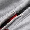 imageZITY Mens Flannel Hoodie Shirts Casual Button Down Plaid Shirt Jackets for Men Long Sleeve Stylish Hooded with PocketBlack Red