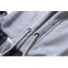 imageZITY Mens Flannel Hoodie Shirts Casual Button Down Plaid Shirt Jackets for Men Long Sleeve Stylish Hooded with PocketBlack White Gray