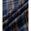 imageZITY Mens Flannel Hoodie Shirts Casual Button Down Plaid Shirt Jackets for Men Long Sleeve Stylish Hooded with PocketNavy Blue Yellow