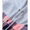 imageZITY Mens Flannel Hoodie Shirts Casual Button Down Plaid Shirt Jackets for Men Long Sleeve Stylish Hooded with PocketPink