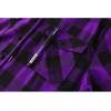 imageZITY Mens Flannel Hoodie Shirts Casual Button Down Plaid Shirt Jackets for Men Long Sleeve Stylish Hooded with PocketPurple