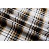 imageZITY Mens Flannel Hoodie Shirts Casual Button Down Plaid Shirt Jackets for Men Long Sleeve Stylish Hooded with PocketWhite Grey Brown