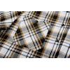imageZITY Mens Flannel Hoodie Shirts Casual Button Down Plaid Shirt Jackets for Men Long Sleeve Stylish Hooded with PocketWhite Grey Brown