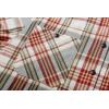 imageZITY Mens Flannel Hoodie Shirts Casual Button Down Plaid Shirt Jackets for Men Long Sleeve Stylish Hooded with PocketWine Red Beige