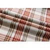 imageZITY Mens Flannel Hoodie Shirts Casual Button Down Plaid Shirt Jackets for Men Long Sleeve Stylish Hooded with PocketWine Red Beige