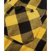imageZITY Mens Flannel Hoodie Shirts Casual Button Down Plaid Shirt Jackets for Men Long Sleeve Stylish Hooded with PocketYellow