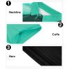imageZITY Mens Golf Shirt Short Sleeve Sport Moisture Wicking Performance Print Golf Polo Shirts for Men Collared Casual TShirtBlack Green
