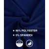 imageZITY Mens Golf Shirt Short Sleeve Sport Moisture Wicking Performance Print Golf Polo Shirts for Men Collared Casual TShirtSapphire Blue