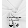 imageZITY Mens Golf Shirt Short Sleeve Sport Moisture Wicking Performance Print Golf Polo Shirts for Men Collared Casual TShirtWhite Orange
