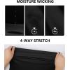 imageZITY Mens Golf Shirt Short Sleeve Sport Moisture Wicking Performance Print Golf Polo Shirts for Men Collared Casual TShirtYellow