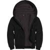 imageZITY Mens Zip Up Hoodie Heavyweight Winter Sweatshirt Fleece Sherpa Lined Warm JacketBlack