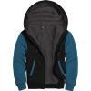 imageZITY Mens Zip Up Hoodie Heavyweight Winter Sweatshirt Fleece Sherpa Lined Warm JacketBlackBlue