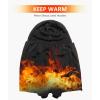 imageZITY Mens Zip Up Hoodie Heavyweight Winter Sweatshirt Fleece Sherpa Lined Warm JacketHeather Darkbrown