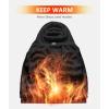 imageZITY Mens Zip Up Hoodie Heavyweight Winter Sweatshirt Fleece Sherpa Lined Warm JacketJet Black