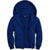 imageZITY Mens Zip Up Hoodie Heavyweight Winter Sweatshirt Fleece Sherpa Lined Warm JacketJet Bule
