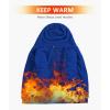 imageZITY Mens Zip Up Hoodie Heavyweight Winter Sweatshirt Fleece Sherpa Lined Warm JacketJet Bule