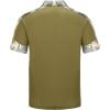 imageZITY Polo Shirts for Men Quarter Zip Short Sleeve Tactical Casual Golf Shirts Collared for Military Army TShirtsKhaki