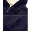 imageZITY Womens Hoodies Fleece Jacket Winter Sherpa Lined SweatshirtDark