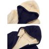 imageZITY Womens Hoodies Fleece Jacket Winter Sherpa Lined SweatshirtDark