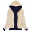 imageZITY Womens Hoodies Fleece Jacket Winter Sherpa Lined SweatshirtDark