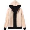 imageZITY Womens Hoodies Fleece Jacket Winter Sherpa Lined SweatshirtGrey