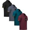 Black Grey Tealblue Winered