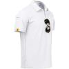 imageZITY Mens Polo Shirt Short Sleeve Sports Tactical TShirt Athletic Golf Polos Daily Casual Stylish Collared Shirts for MenWhite