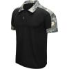 imageZITY Polo Shirts for Men Quarter Zip Short Sleeve Tactical Casual Golf Shirts Collared for Military Army TShirtsBlack