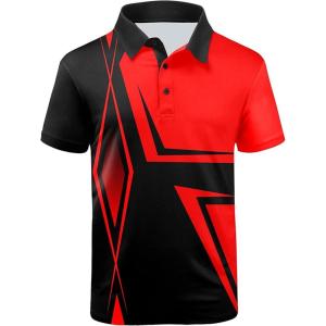 imageZITY Golf Polo Shirts for Men Short Sleeve Athletic Tennis TShirtRr