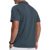 imageZITY 3 Pack Polo Shirts for Men with Pocket Short Sleeve Moisture Wicking Outdoor Tactical Shirt Summer Casual