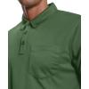 imageZITY 3 Pack Polo Shirts for Men with Pocket Short Sleeve Moisture Wicking Outdoor Tactical Shirt Summer CasualBlackarmy Greenlight Blue