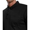 imageZITY 3 Pack Polo Shirts for Men with Pocket Short Sleeve Moisture Wicking Outdoor Tactical Shirt Summer CasualBlackgreywhite