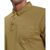 imageZITY 3 Pack Polo Shirts for Men with Pocket Short Sleeve Moisture Wicking Outdoor Tactical Shirt Summer CasualBlackkhakiwine Red
