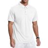 imageZITY 3 Pack Polo Shirts for Men with Pocket Short Sleeve Moisture Wicking Outdoor Tactical Shirt Summer CasualBlackroyal Bluewhite