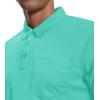 imageZITY 3 Pack Polo Shirts for Men with Pocket Short Sleeve Moisture Wicking Outdoor Tactical Shirt Summer CasualGreylight Blueemerald Blue