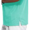 imageZITY 3 Pack Polo Shirts for Men with Pocket Short Sleeve Moisture Wicking Outdoor Tactical Shirt Summer CasualGreylight Blueemerald Blue